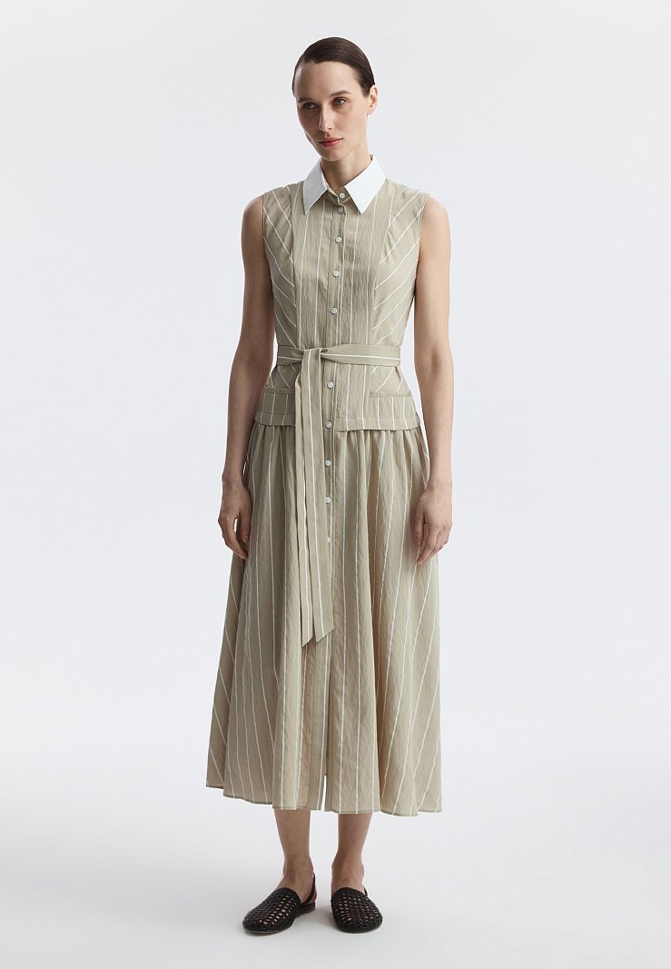 Платье в полоску