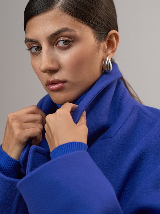 Пальто оверсайз шерстяное: фото №7