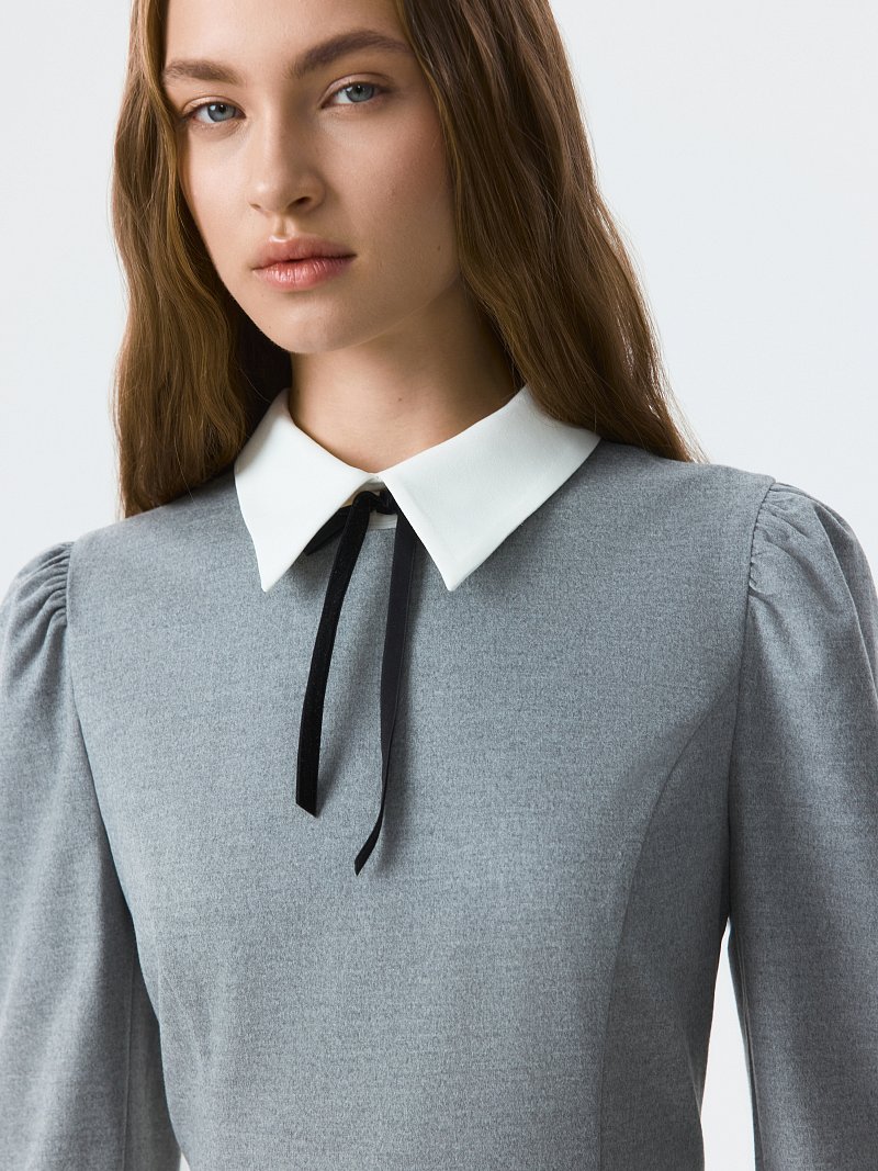 Платье-футляр со съемными деталями