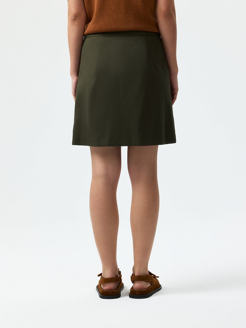 Мини-юбка из хлопка