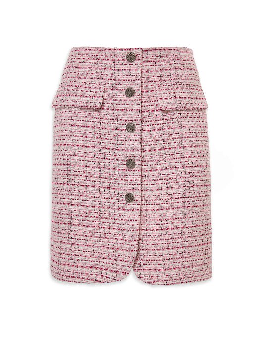 Прямая юбка из твида: фото №9