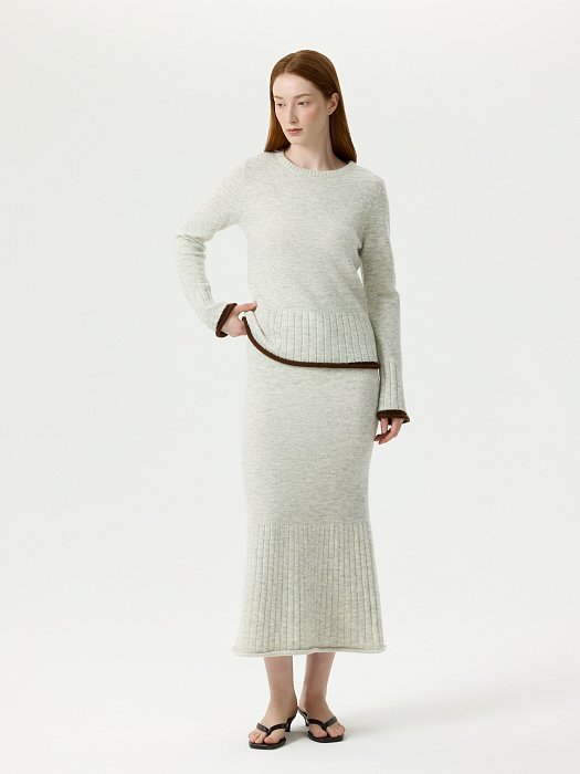 Вязаный джемпер с шерстью: фото №2