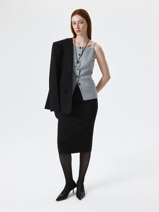 Юбка-карандаш с ремнем : фото №6