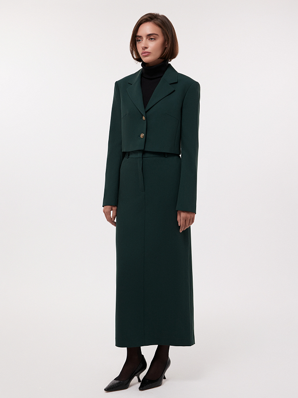 Жакет укороченного кроя