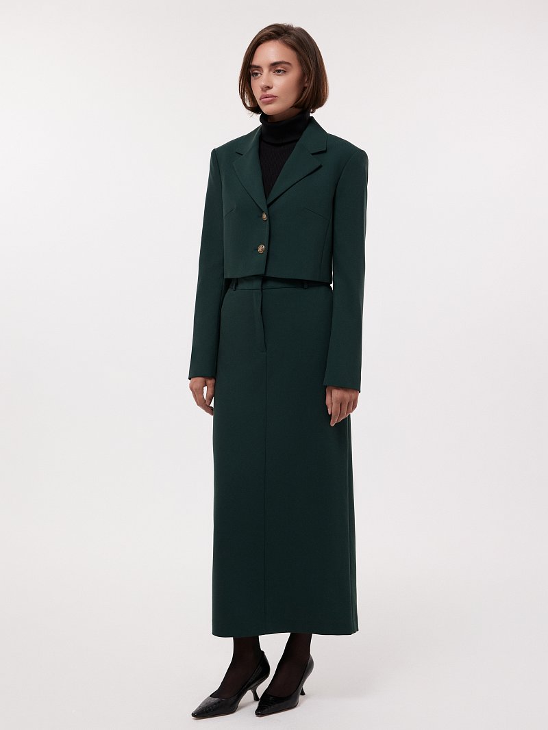 Жакет укороченного кроя