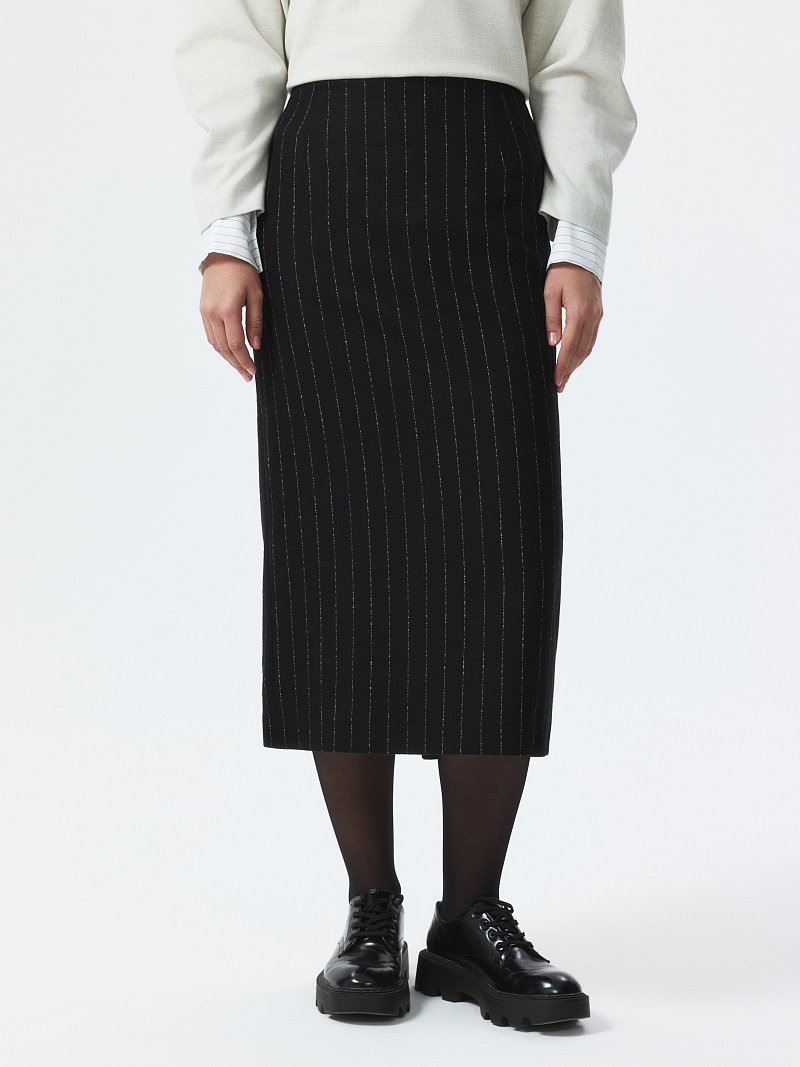 Юбка из шерстяной фланели