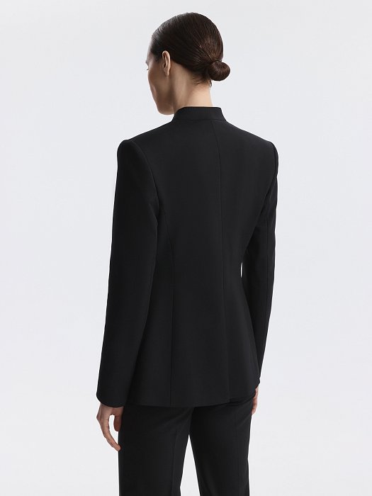 Асимметричный жакет из хлопка (Р158): фото №5