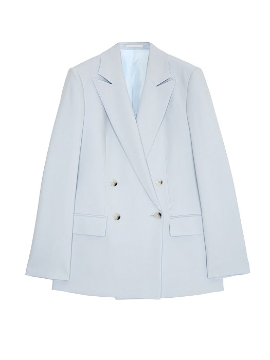 Двубортный прямой жакет: фото №7