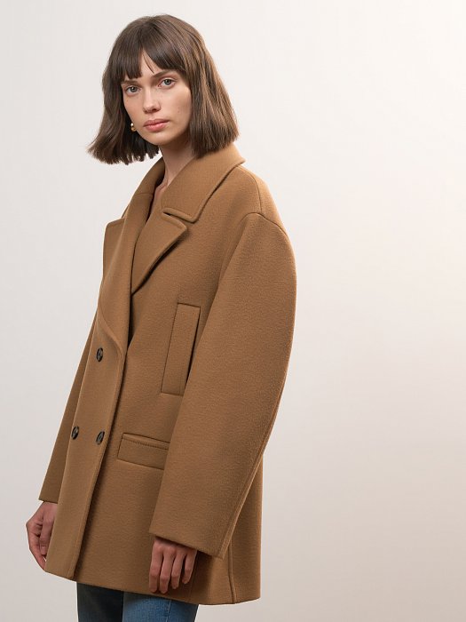 Пальто оверсайз шерстяное: фото №4