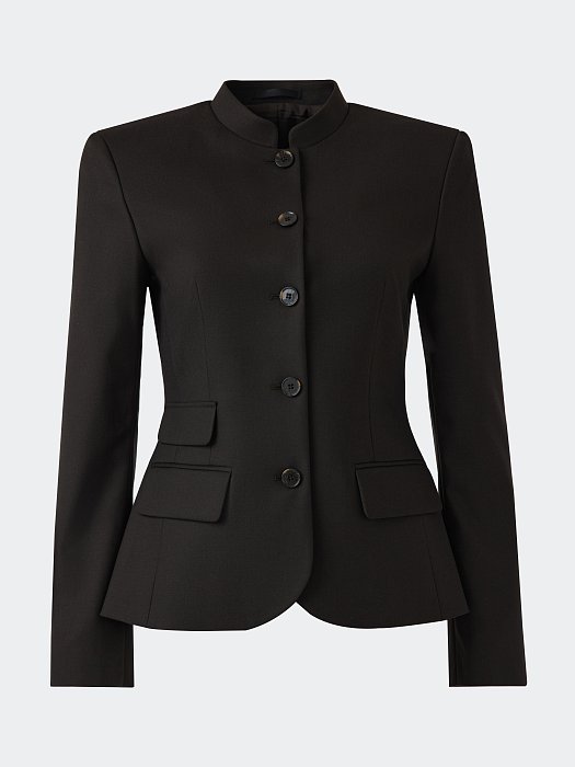 Приталенный жакет со стойкой: фото №6