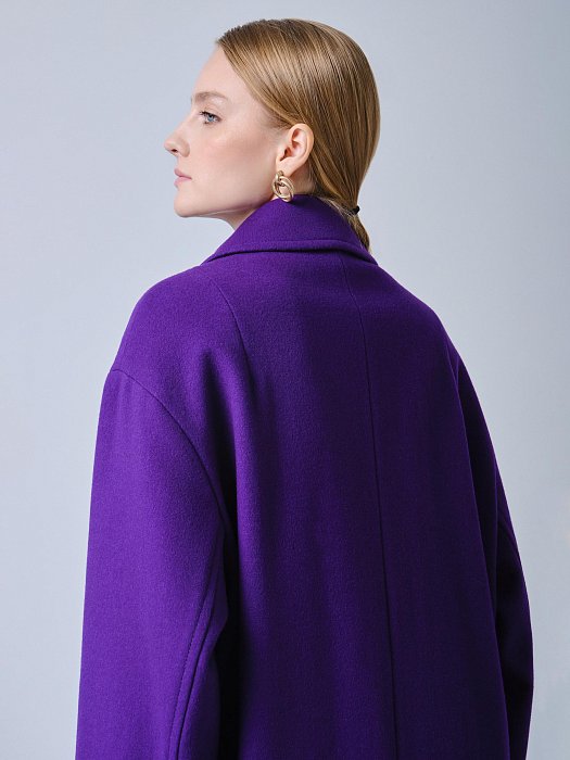 Пальто оверсайз из шерсти: фото №6