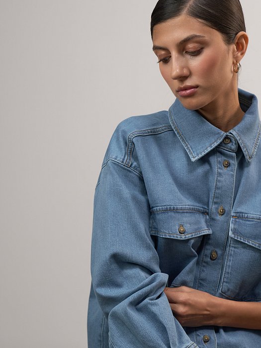 Джинсовая рубашка: фото №5