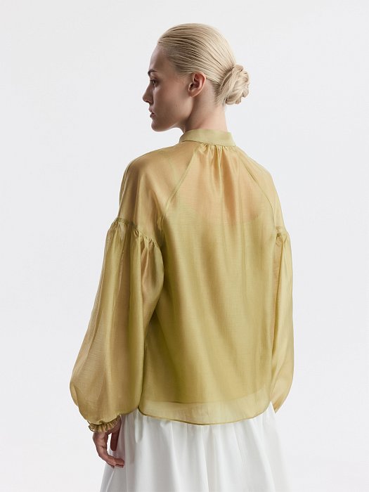 Свободная блуза из тенселя: фото №5