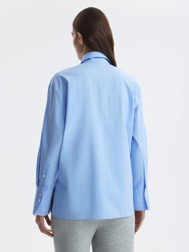 Рубашка из хлопка с галстуком