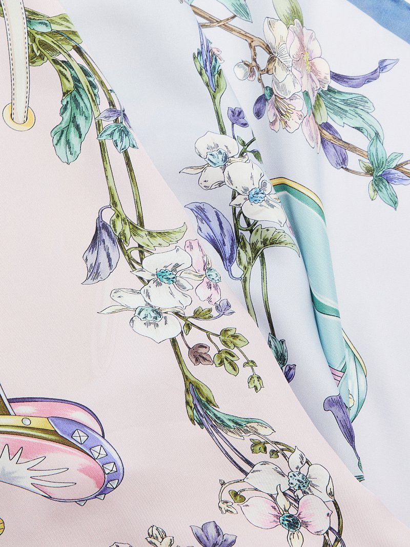 Платок с натуральным шелком