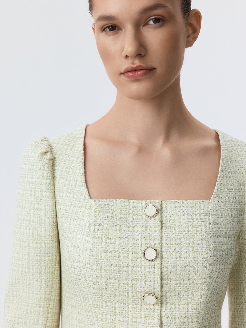 Блуза из твида