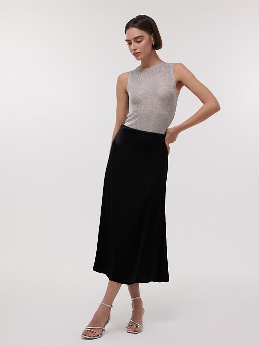 Сетчатый топ с люрексом: фото №2