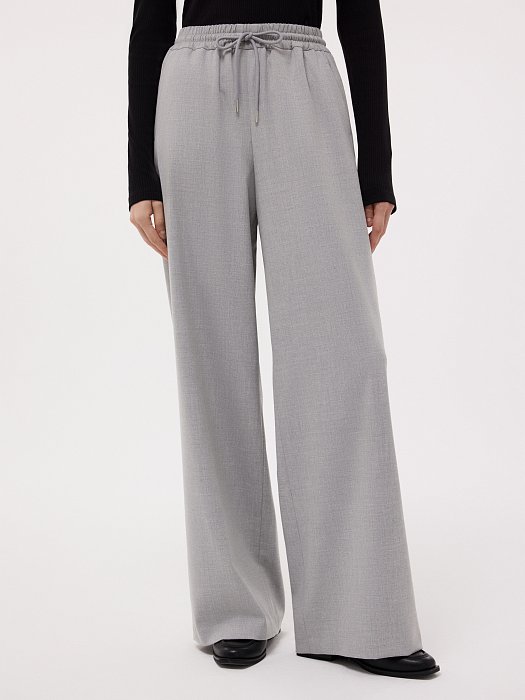 Костюмные брюки на кулиске: фото №2