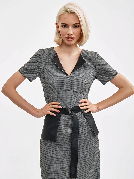 Платье с двусторонней баской: фото №2