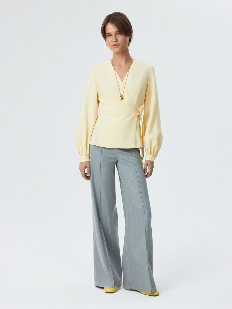 Блуза на запах