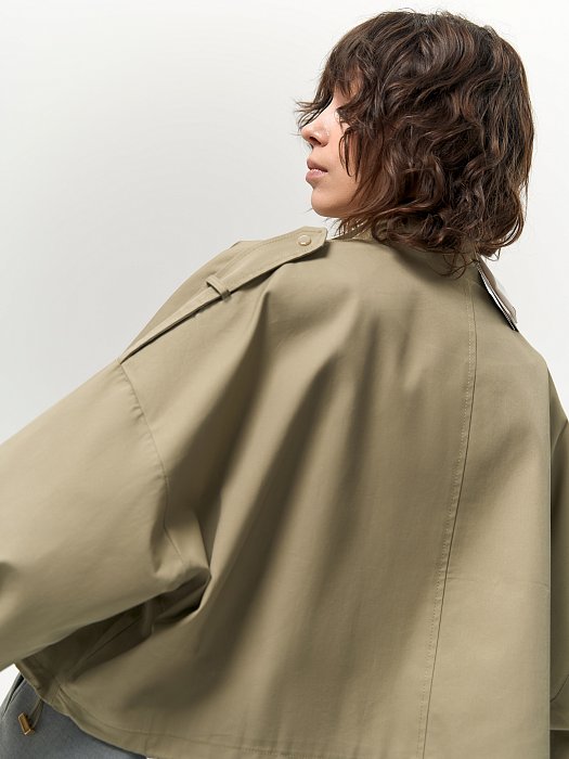 Укороченная куртка оверсайз: фото №6