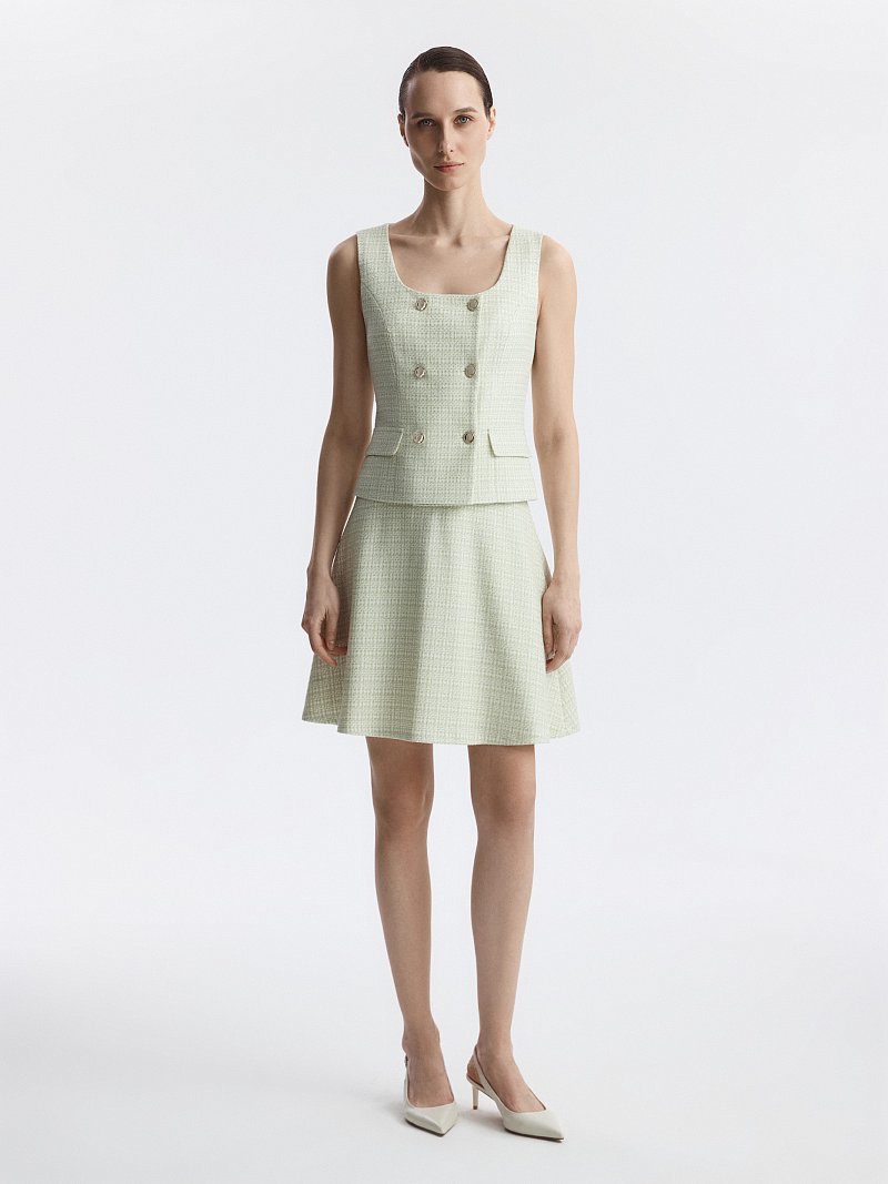 Жилет из твида