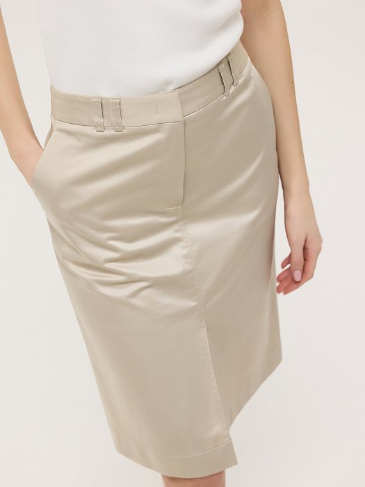 Атласная мини-юбка: фото №2