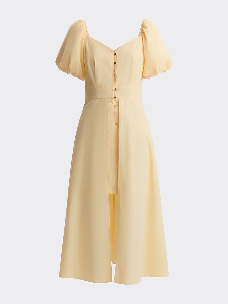 Асимметричное платье из хлопка