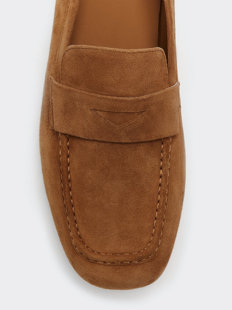 Мокасины из натуральной замши