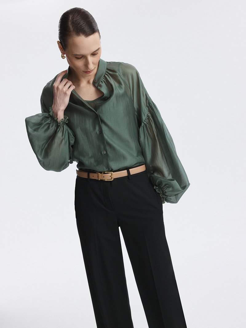 Свободная блуза из тенселя