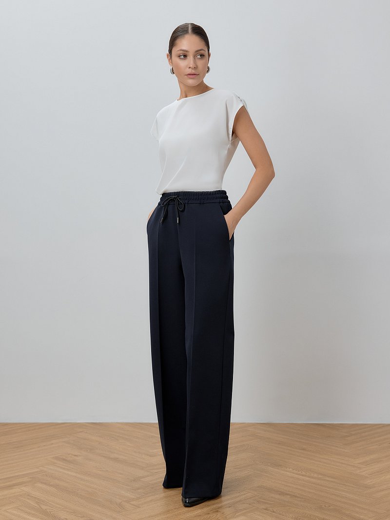 Широкие брюки на кулиске