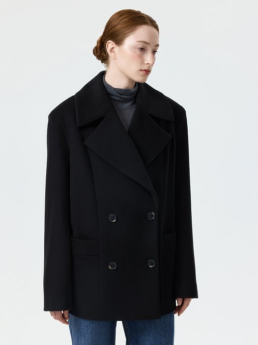 Полупальто из шерсти и кашемира: фото №3