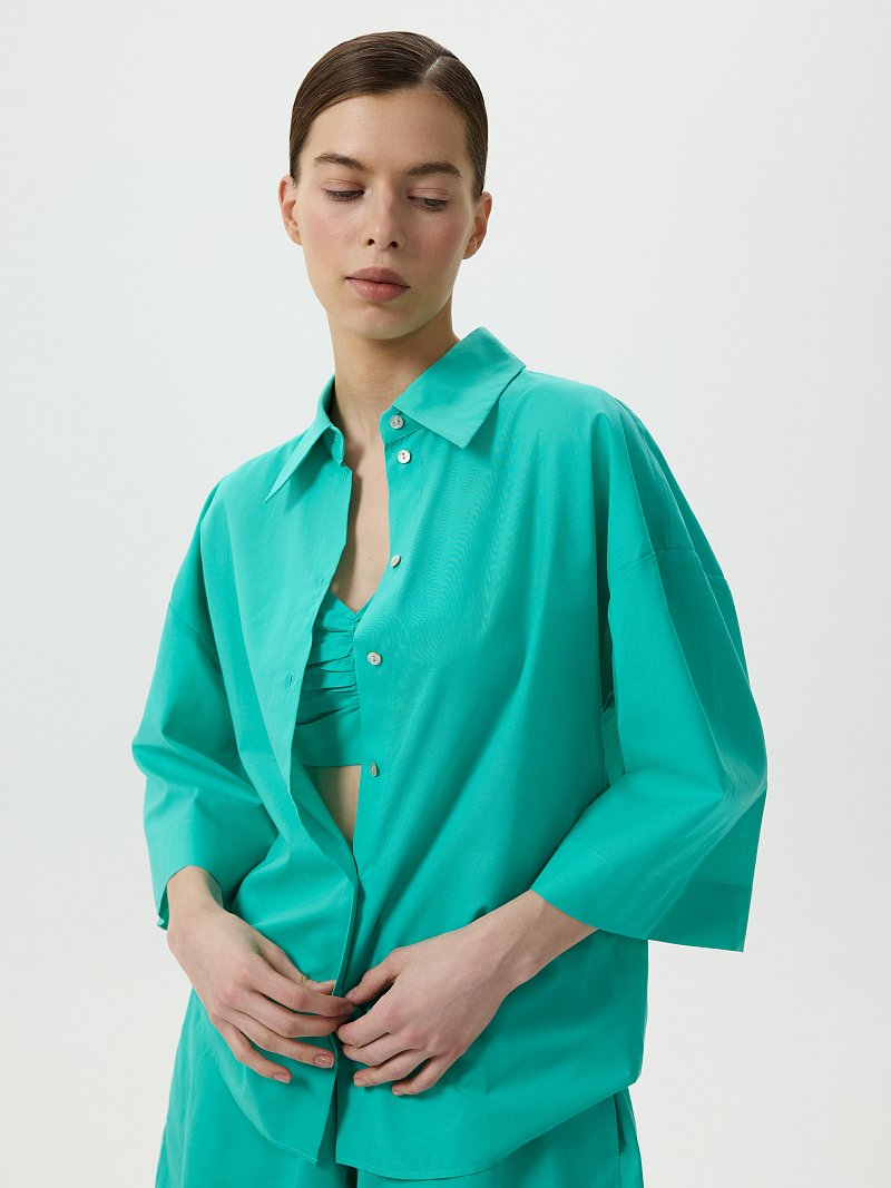 Рубашка с топом из хлопка