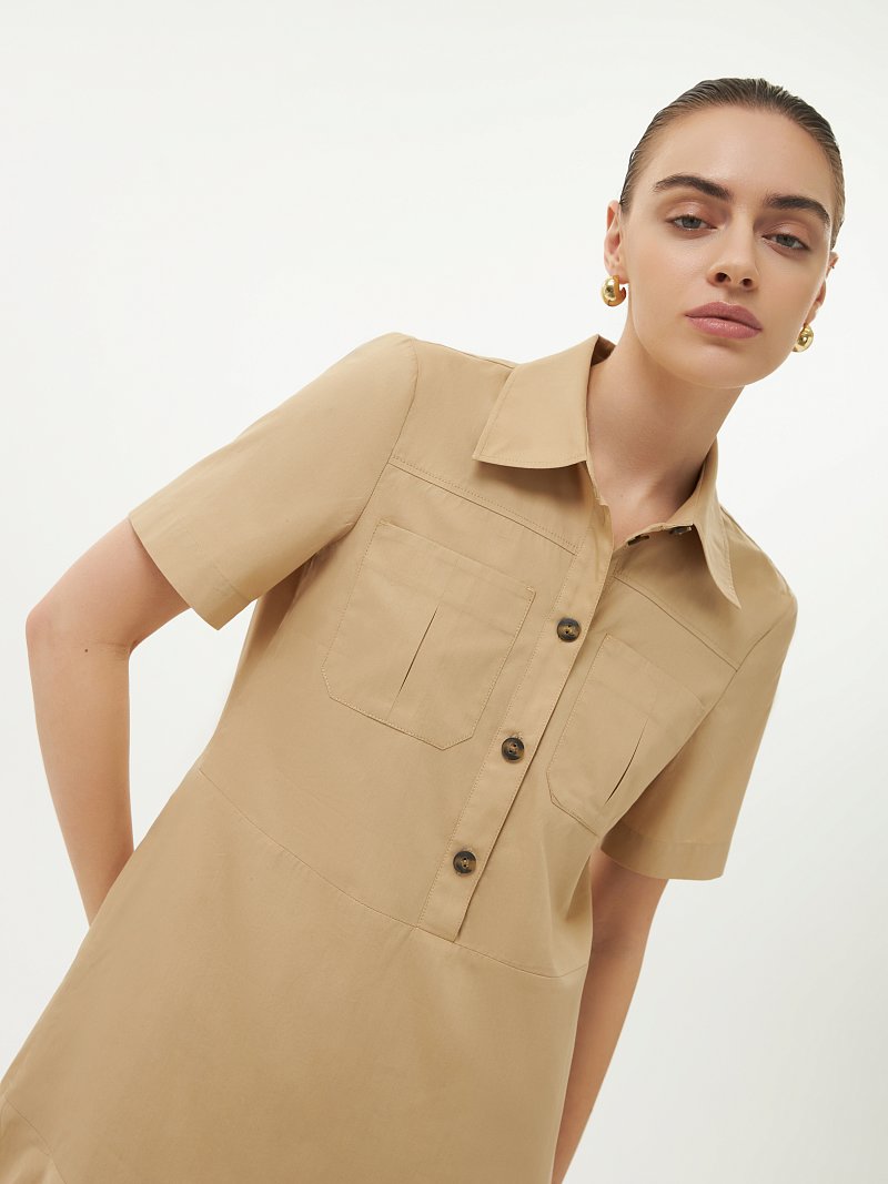 Платье из 100% хлопка