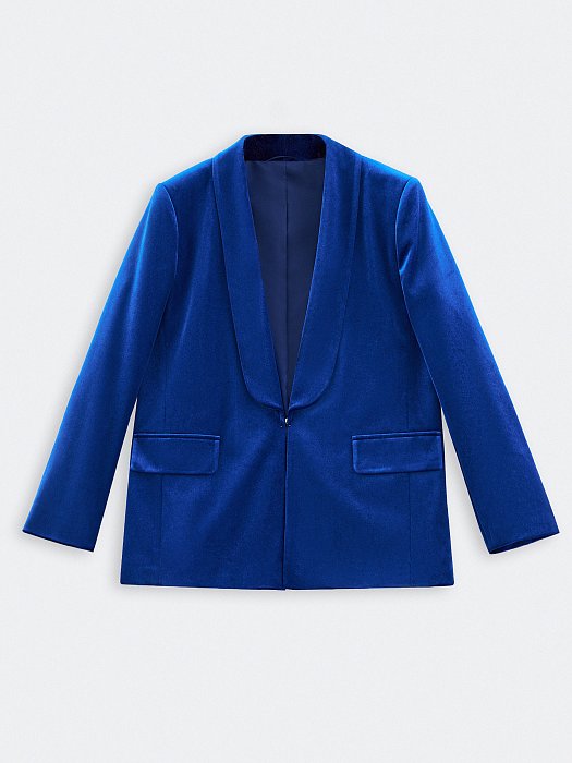 Жакет из бархатной ткани: фото №10