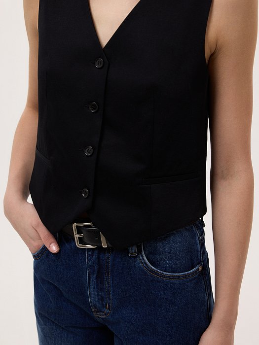Жилет из хлопка: фото №3