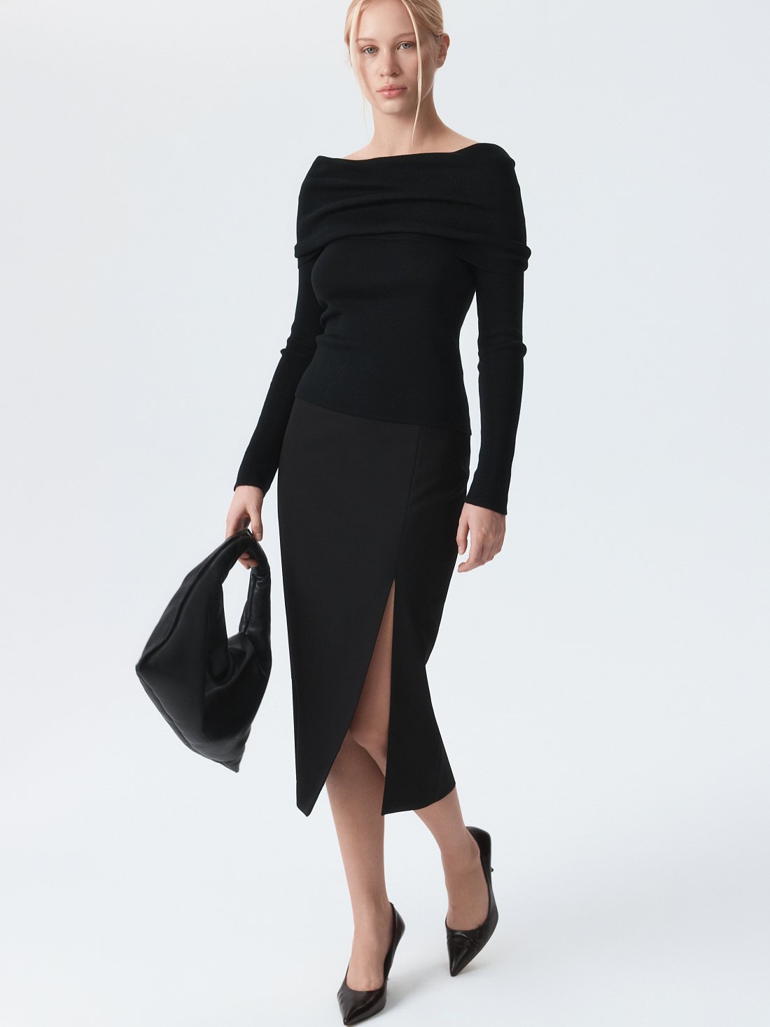 Юбка-миди из вискозы: фото №1