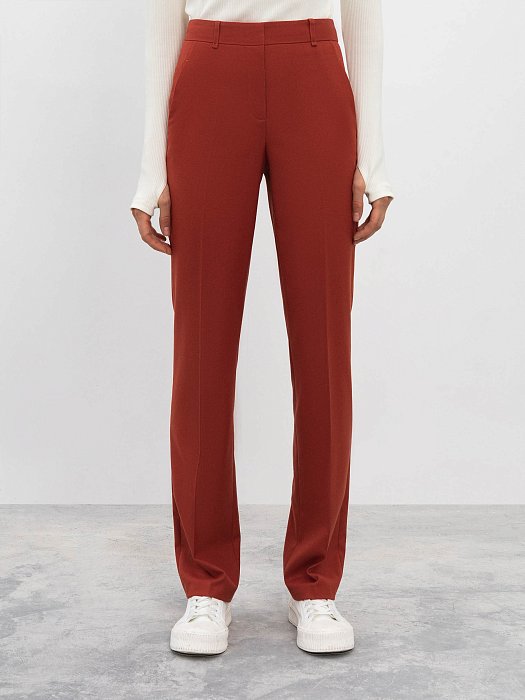 Брюки облегающего кроя со стрелками: фото №2