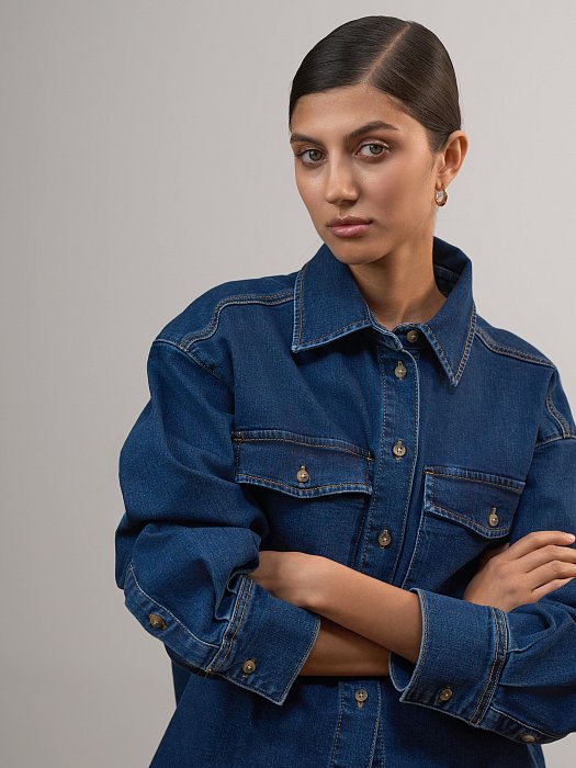 Джинсовая рубашка: фото №4