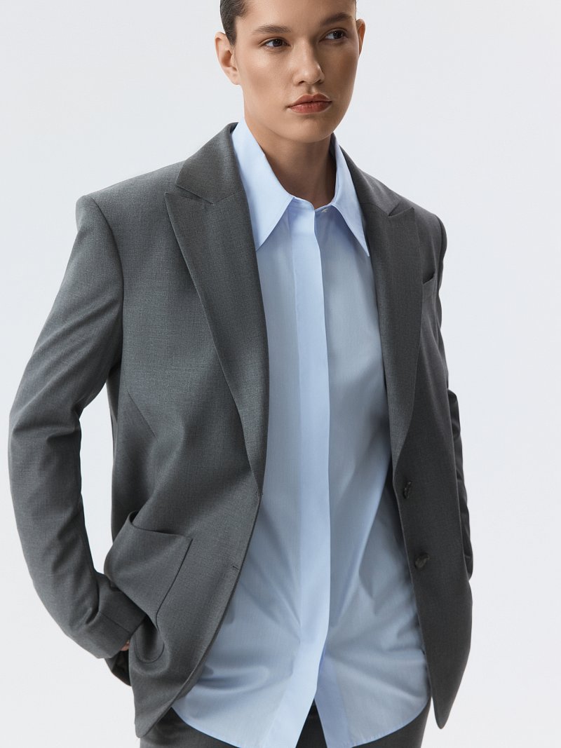 Свободная рубашка из хлопка