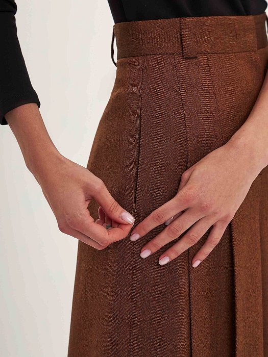 Кюлоты с защипами: фото №6