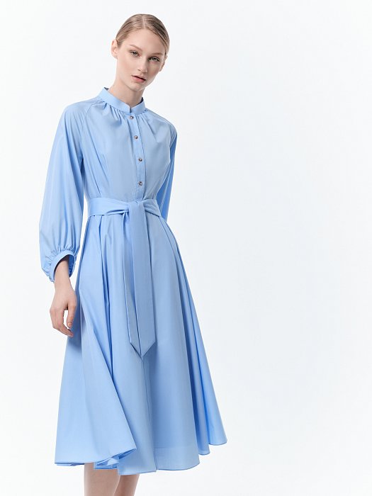 Платье-рубашка с поясом: фото №5