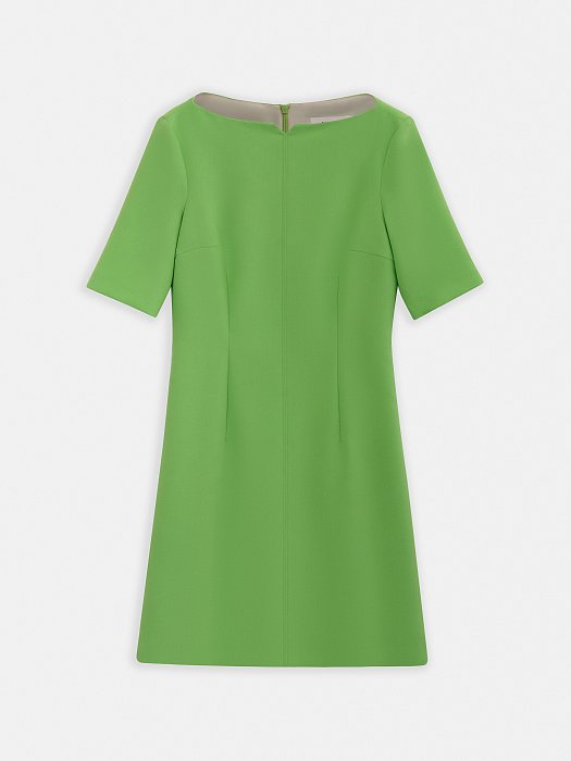 Платье-мини с фигурным вырезом: фото №7