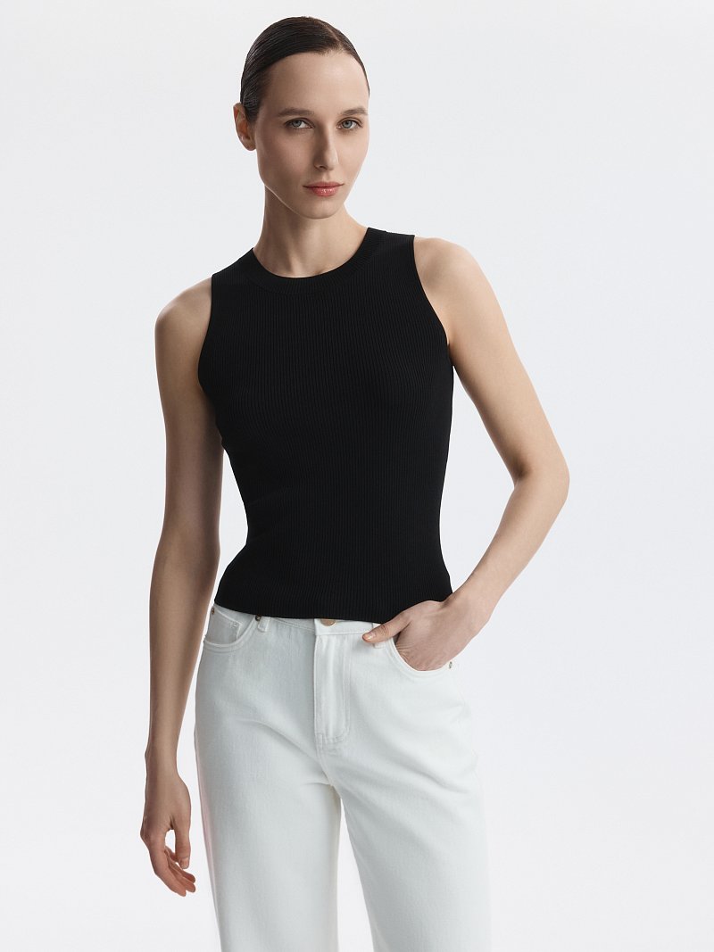 Укороченный топ из вискозы