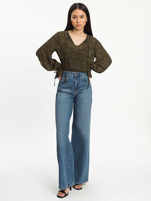 Свободная блуза из шифона: фото №5