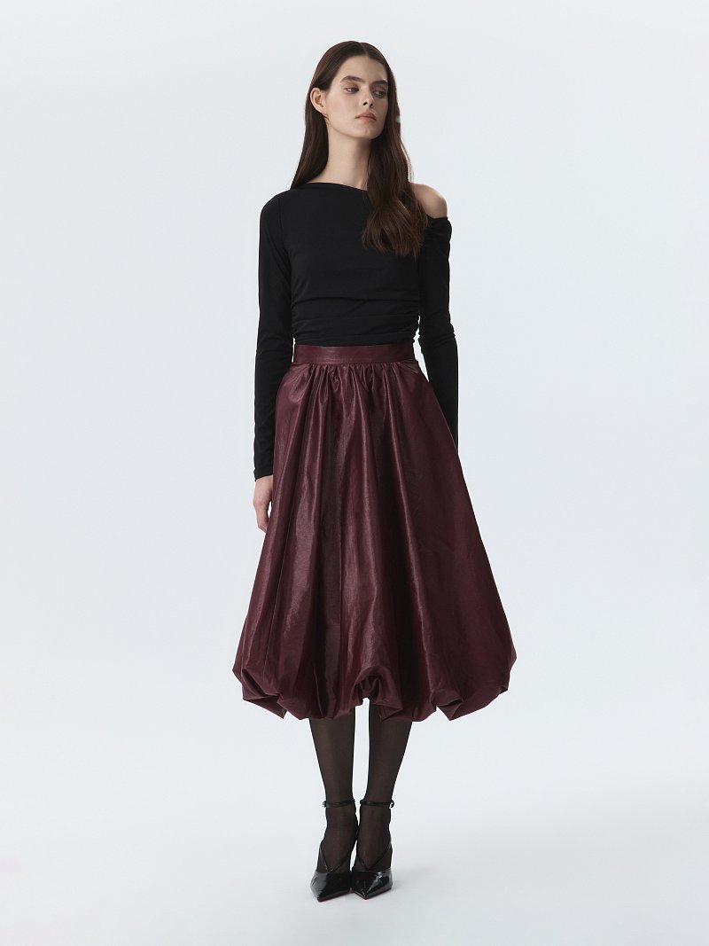 Юбка-баллон с блеском