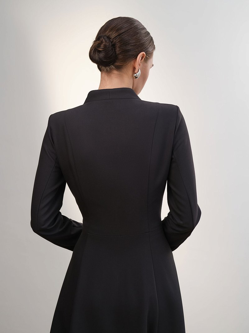 Платье-миди на запах