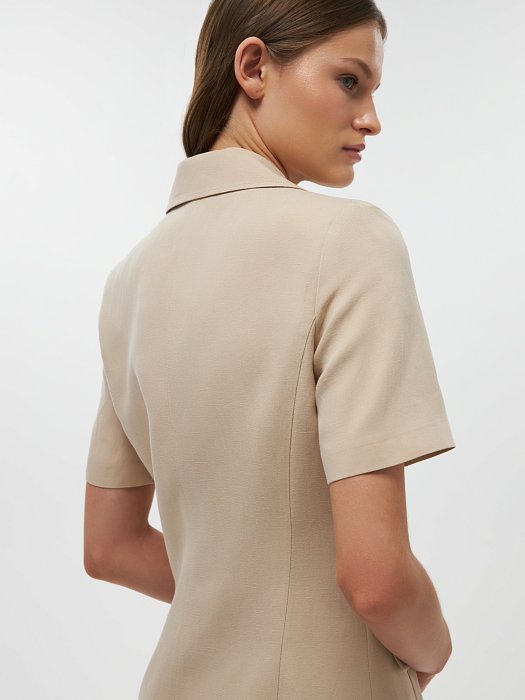 Платье-сафари с поясом: фото №4