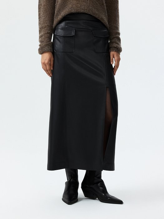 Юбка из экокожи: фото №3