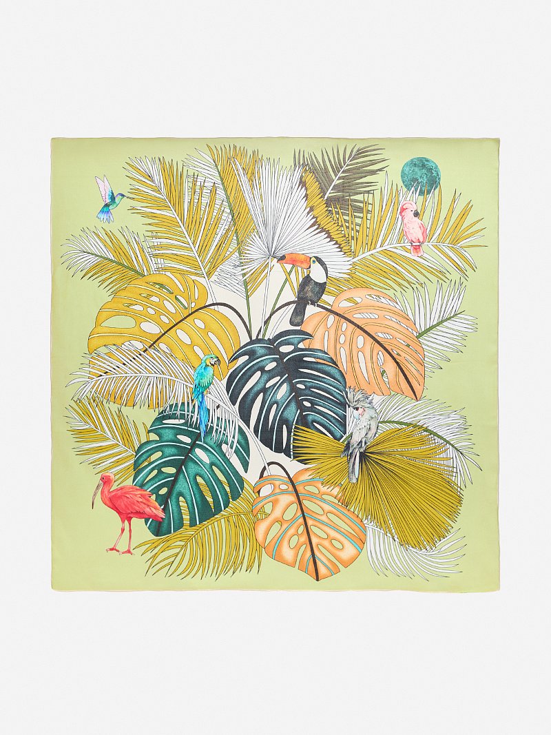 Платок с натуральным шелком